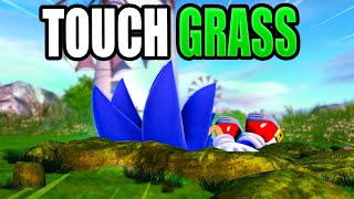 Sonic Speed Simulator but I cant touch grass 😳 #SonicHub #SonicSpeedS