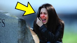 PARENTS See Mysterious Woman at Son’s Grave, What She Tells Them Is Shocking