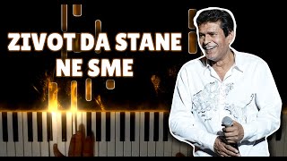 Sinan Sakic - Zivot da stane ne sme | Piano Cover | Klavir