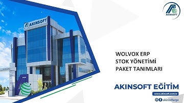 WOLVOX ERP Stok Yönetimi - Paket Tanımları