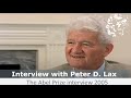 The Abel Interview with Peter D. Lax