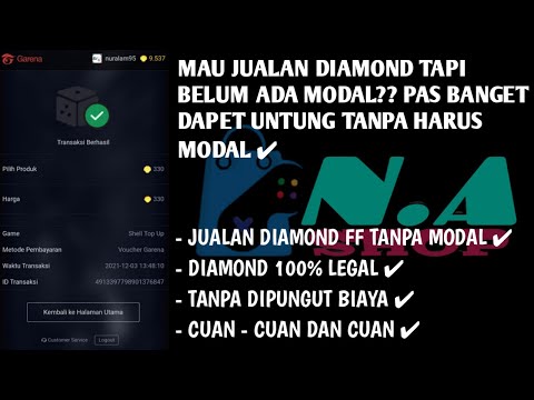 CARA JUALAN DIAMOND FF TANPA HARUS MENGELUARKAN MODAL SEPESERPUN - FREE FIRE