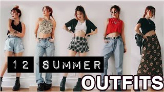 12 SUMMER OUTFITS! CASUAL EVERY DAY LOOKS