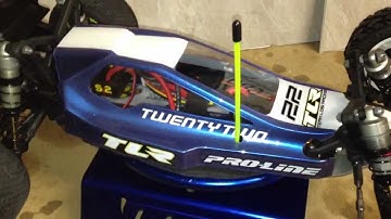 The RCNetwork - TLR 22 - new body, wing, wheels/tires