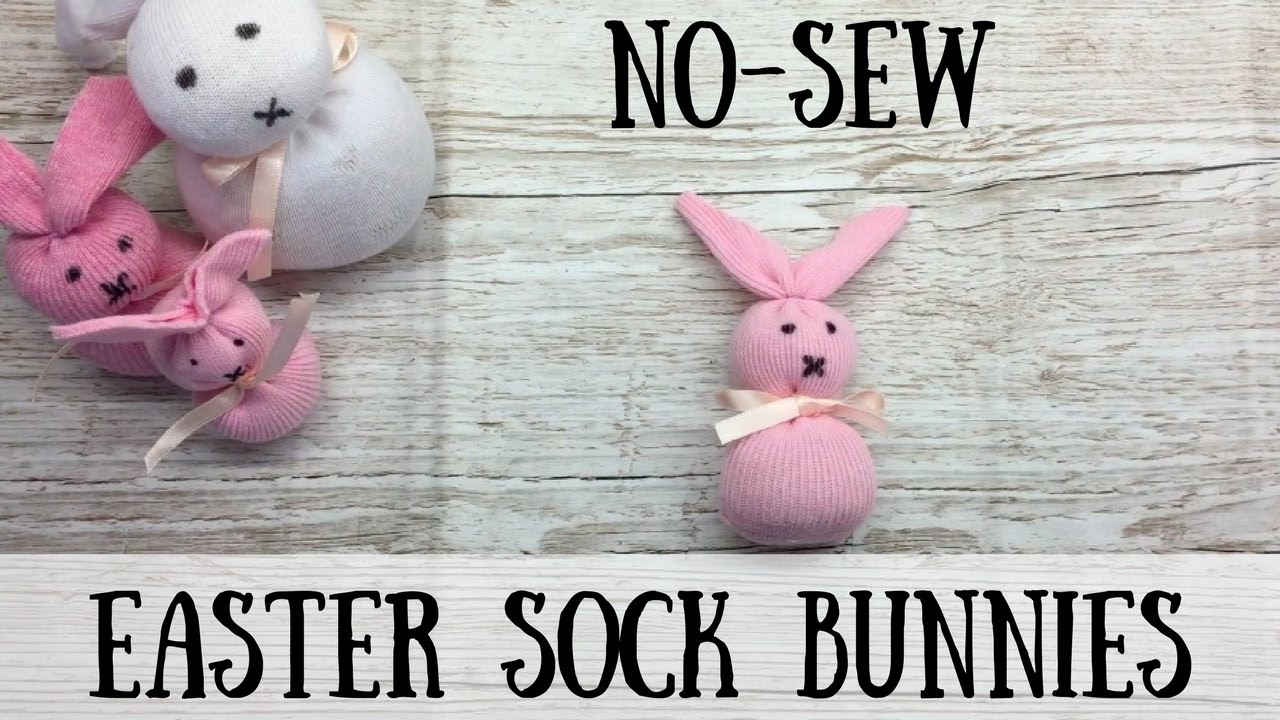 Easter Sock Bunnies | How to make | Hannah Spannah