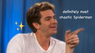 Andrew Garfield Being A Chaotic Baby For 4 Minutes Straight