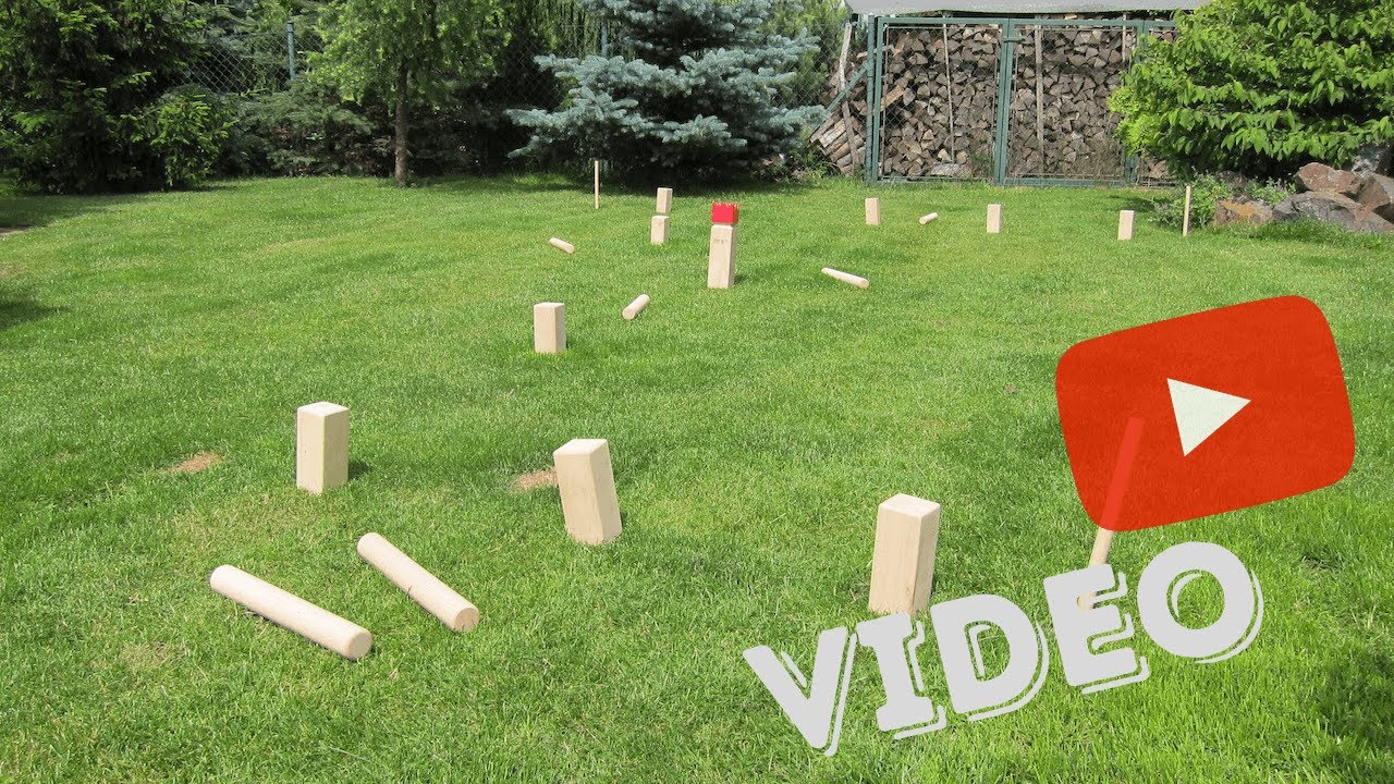 Jak hrát Kubb / videorecenze hry YouTube