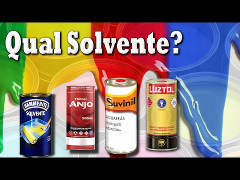 Vídeo: Diferença Entre Diluente De Tinta E álcool Mineral