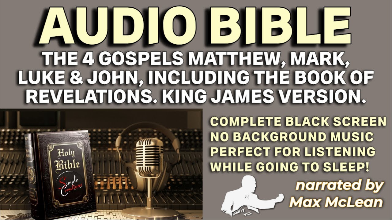 AUDIO BIBLE THE 4 GOSPELS OF MATTHEW, MARK, LUKE & JOHN INCLUDING ...