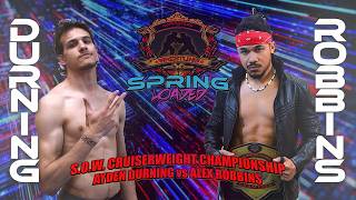 Alex Robbins vs. Ayden Durning | FULL MATCH - Superstars of Wrestling: SPRING LOADED