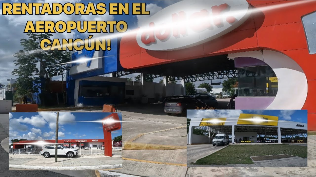 RENTADORAS DE AUTOS EN EL AEROPUERTO DE CANCÚN? 🤔 TE MUESTRO COMO LLEGAR! VE EL VIDEO! 🚙🚐 ️
