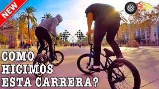 CARRERA DE BMX SIN CADENA! COMO HICIMOS ESTO?