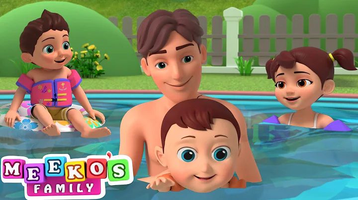 Baby Meeko Fun Swimming Song | Rhymes for Babies by Meeko's Family