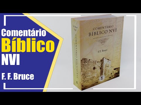 Livro Comentário Bíblico NVI - F. F. Bruce - Tenda Gospel Livraria