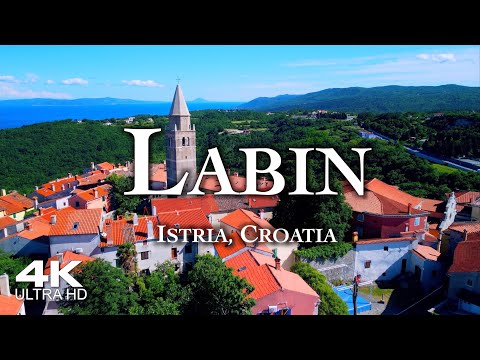 LABIN 2023 🇭🇷 4K Drone Aerial | Albona Vinež Kvarner Croatia Hrvatska