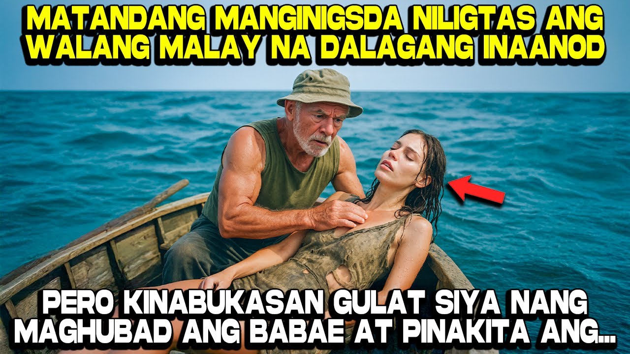Matandang Mangingisda Niligtas ang Walang Malay na dalaga sa Dagat, Pero...