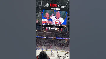 Kiss Cam New York Islanders UBS Arena 