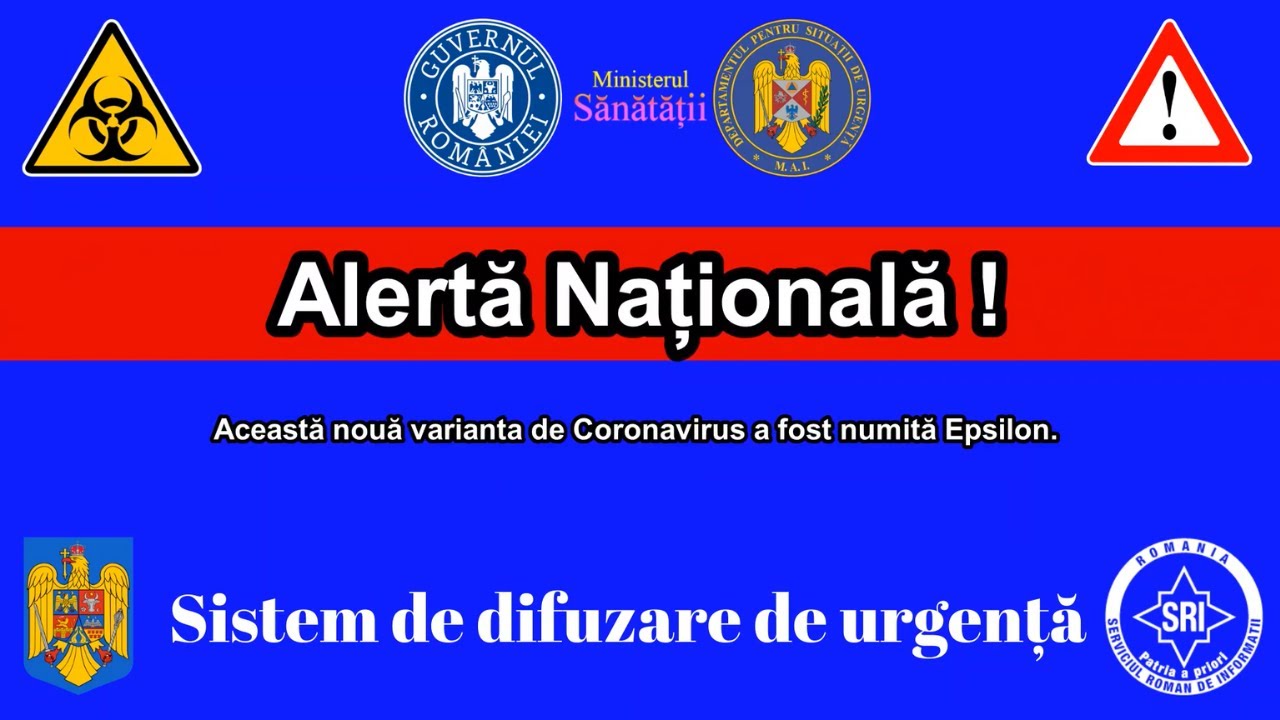 Coronavirus Epsilon - Alertă TV