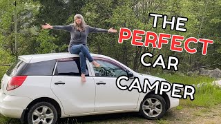 The BEST Car For CAR CAMPING!! -Toyota Matrix/Pontiac Vibe