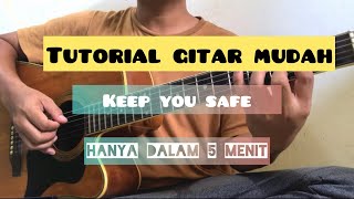 TUTORIAL GITAR | KEEP YOU SAFE (intro) | Yahya