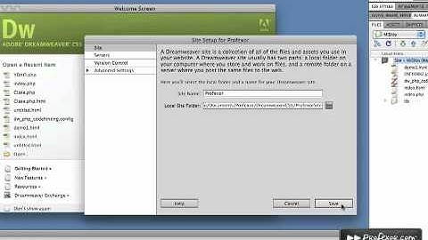 Dreamweaver CS5 Asistente para definicion de sitios