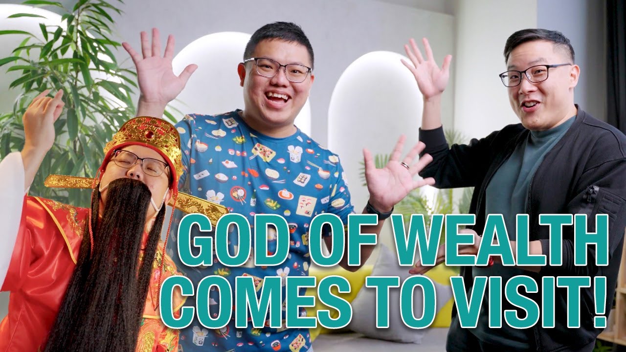God of Wealth (aka Leslie Koh) Blesses our Studio!