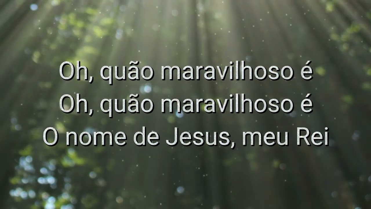 Oh Quão Lindo Esse Nome é (playback- violão)