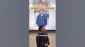 Teacher Uses AI to Bring Student Dreams to Life! #fyp#china #chinatiktok #likechina #AI #Education