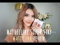 MAYBELLINE SUPER STAY MATTE INK REVIEW- BAHASA INDONESIA