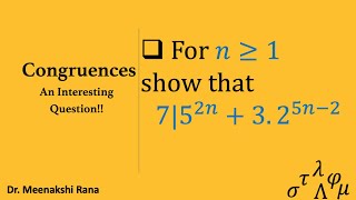 Congruences | Interesting Example