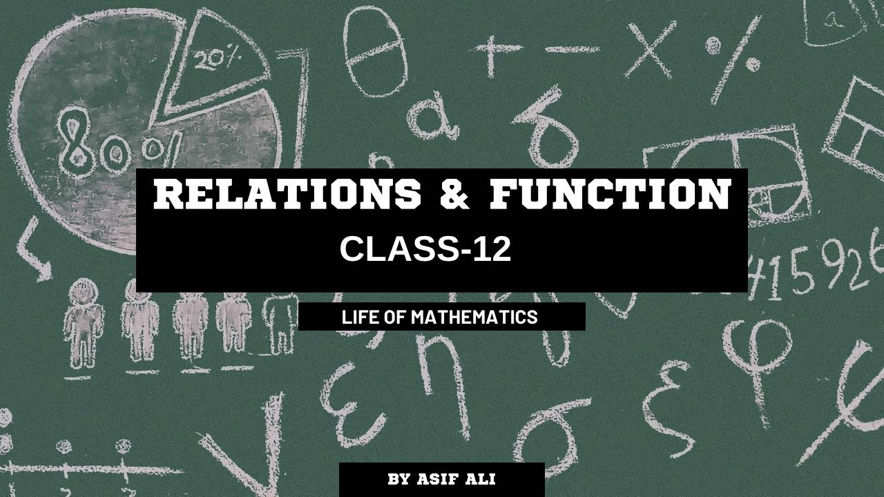 Class-12 | Relations and function | Ex-1.1 Introduction Part - YouTube