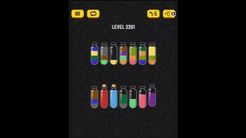 [BRAIN GAME] Soda Sort Puzzle LEVEL 2261 (Challenging the World Record)