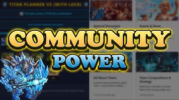 The Community Titan Planner is Finally Here