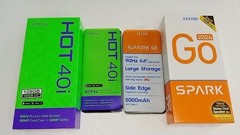 infinix Hot 40i vs Tecno Spark Go 2024: Speed test