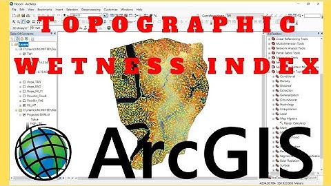 How to Calculate Topographic Wetness Index using ArcGIS | Flood Mapping