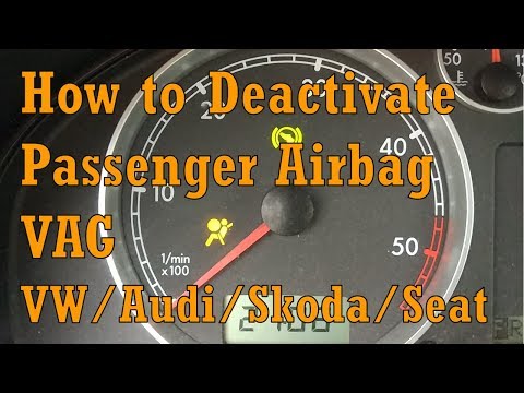 VW Passat B5 Passenger Airbag Deactivate /Activaite. Disable / Enable VAG Volkswagen Audi Seat Skoda