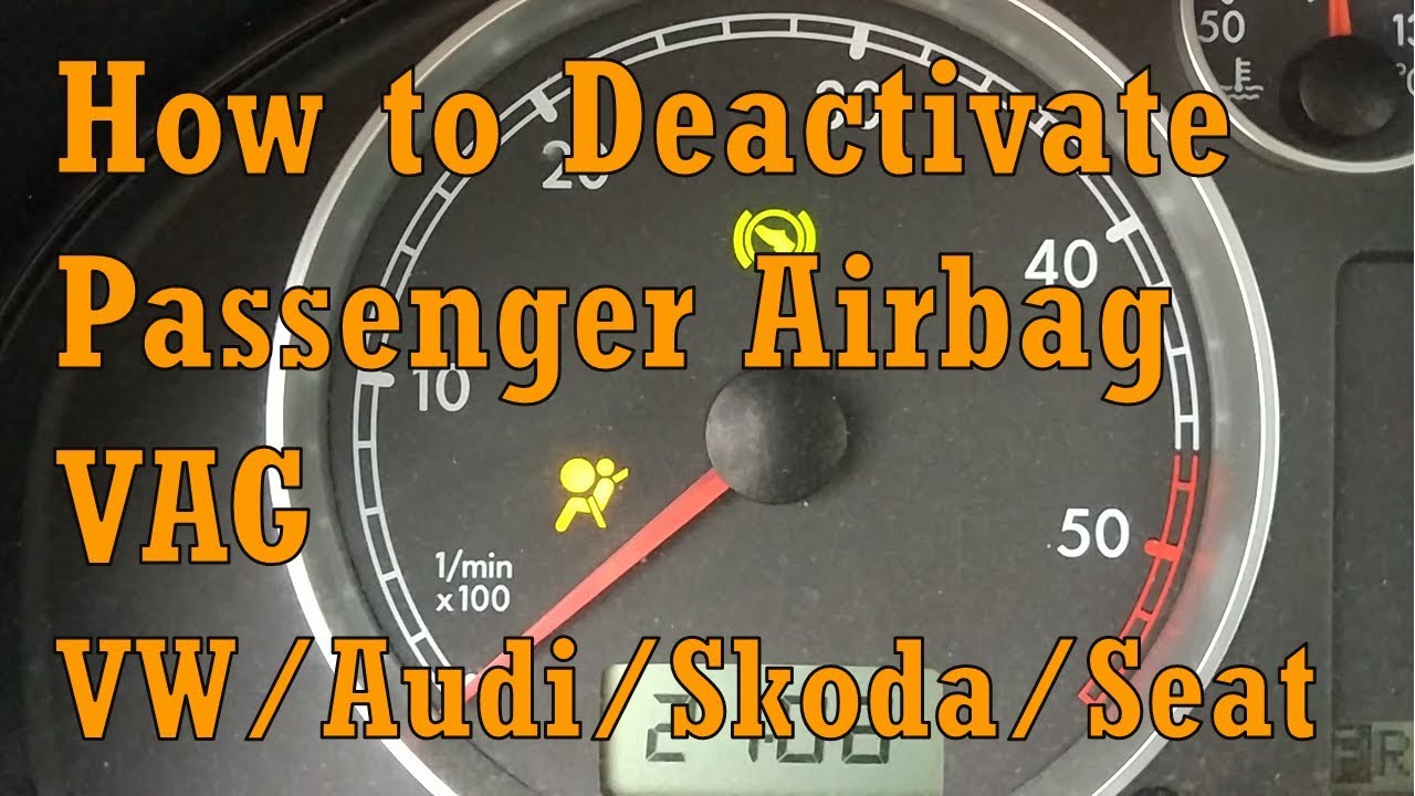 Vw Passat B5 Passenger Airbag Deactivate /Activaite. Disable / Enable Vag Volkswagen Audi Seat Skoda