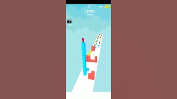 Cube stacker surfer 3d best Android and iOS gameplay level 171