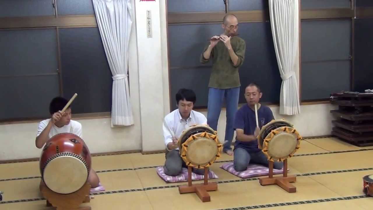 重松流祭囃子 屋台囃子 笛は 山口 巌 師匠 元町本町 荒幡 Youtube