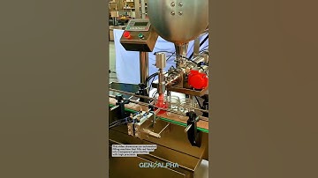 Precision Glass Bottle Filling Equipment #manufacturing