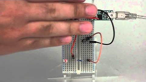 Simple Motion Detector built with mikroElektronika Boards