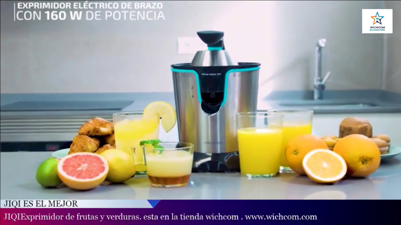 Cecotec Exprimidor de Naranjas Eléctrico con Brazo Zitrus Ajustar 160 Negro IdeaL. Mas barata