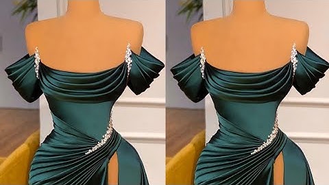 How to cut and sew a Trendy Drape off shoulder Sleeve