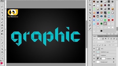 Photoshop Tutorial | How To Make Folded Paper Text Effect |