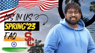 MASTERS IN US - Spring'23 FAQ!! - Get your doubts cleared - @USC edition | Fees, Loan, Co-op & more