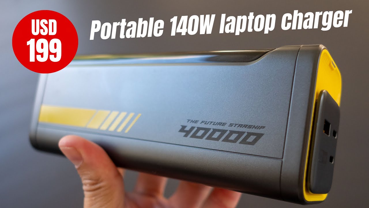 AOHI Starship (review): 40,000 mAh power bank with 140W charging