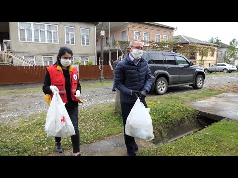 წითელმა ჯვარმა ფოთში 70 წელს გადაცილებულებს პროდუქტები გადასცა 24 04 20