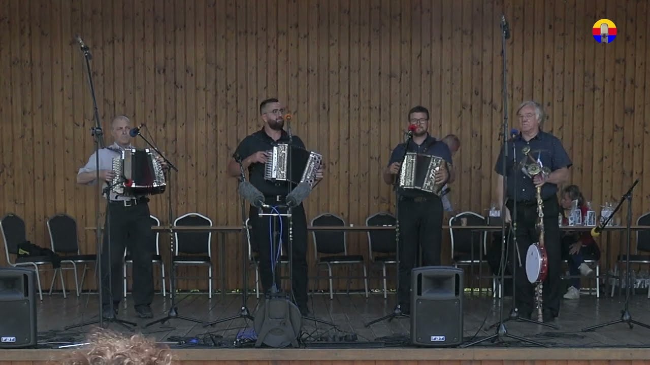 Kotešová 11. júna 2023: X. ročník Stretnutie heligonkárov — 15 M. Majtán, J. Juríček, T. Tomašec