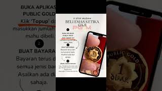 Sekarang, dapat gaji simpan dulu baru belanja #goldsaving #pg1m #saving