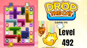 Drop The Cat Level 492 Walkthrough Solution 